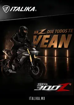 Vista previa de Italika catálogo, nuevo folleto de la tienda, válido en México a partir del 04/08/2026