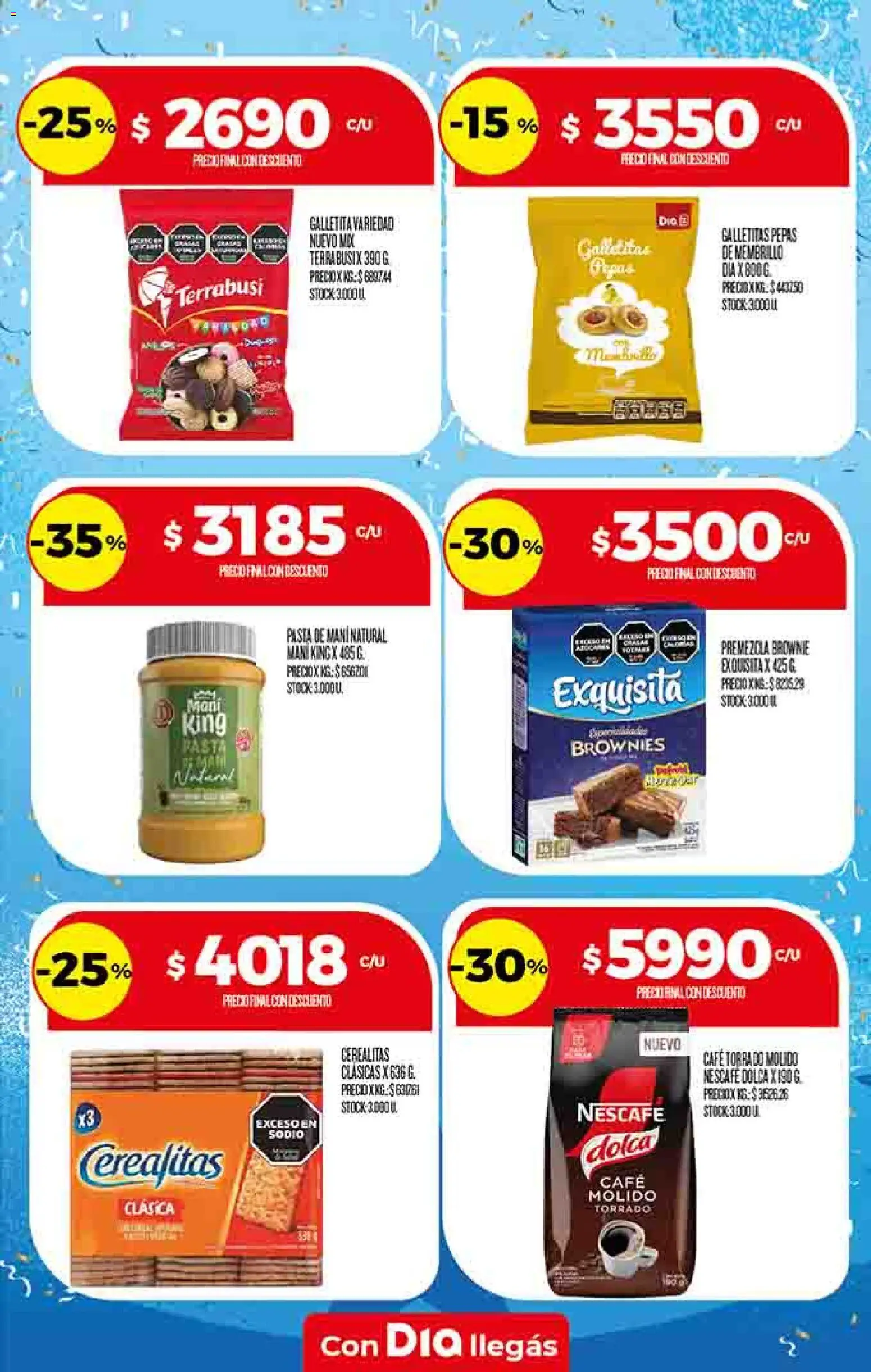 Dia - Ofertas - Salta y Jujuy │ válido desde el 10.06.2026 | Página: 15 | Productos: Galletitas, Mani, Café, Pasta