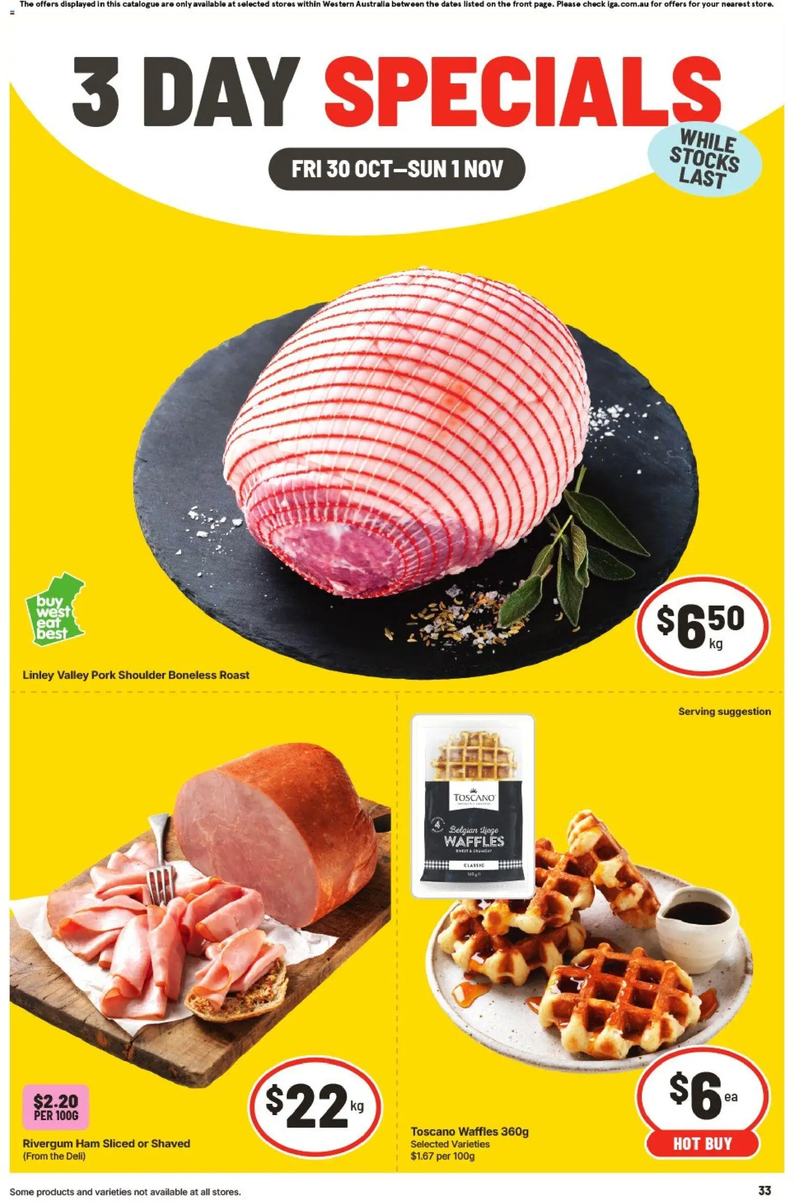IGA catalogue - valid from 30/10/2026 | Page: 1
