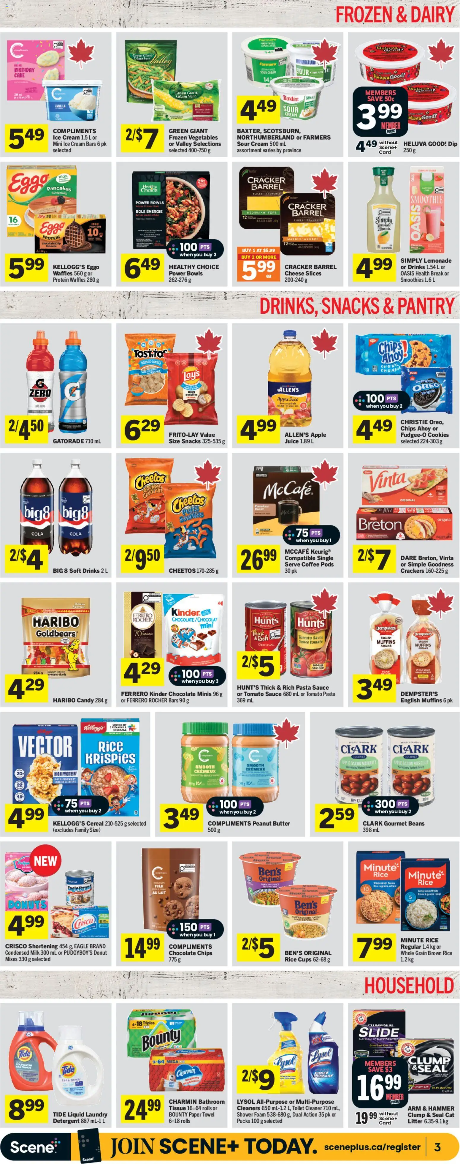 Foodland flyer valid from Aug 6, 2026 | Page: 6 | Products: Apple juice, Tomato, Roast, Milk