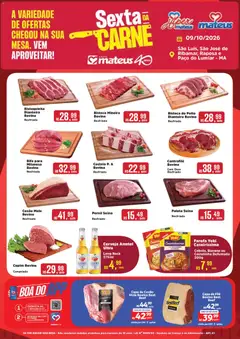 Mateus ofertas Sexta da Carne - Pré-Visualização do folheto da loja Mateus, válido de 09/10/2026