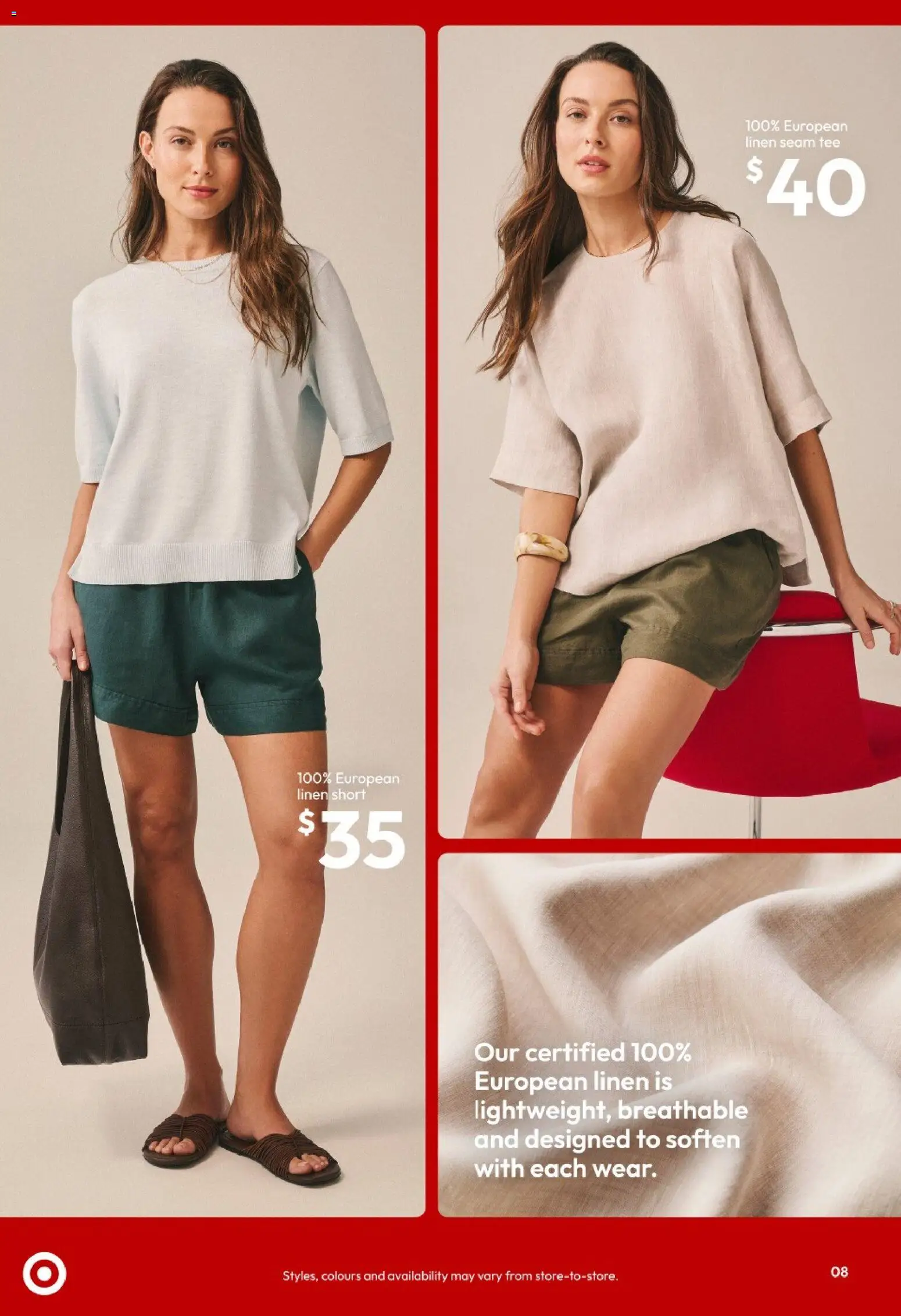 Target catalogue - valid from 31/08/2026 | Page: 8 | Products: Linen