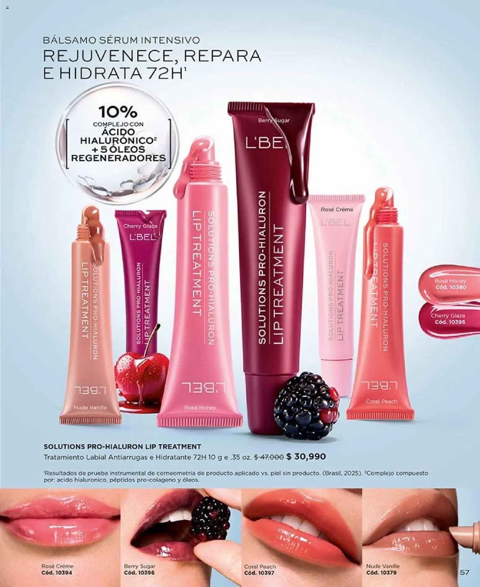 L'Bel revista - valida desde el 17/08/2026 | Página: 57 | Productos: Bálsamo, Serum