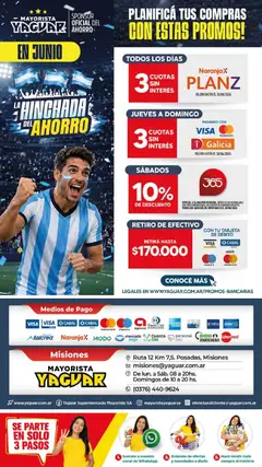 Vista previa Yaguar - Oferta Semanal Misiones válido desde el 01.06.2026 | Página: 20 | Productos: Monedero