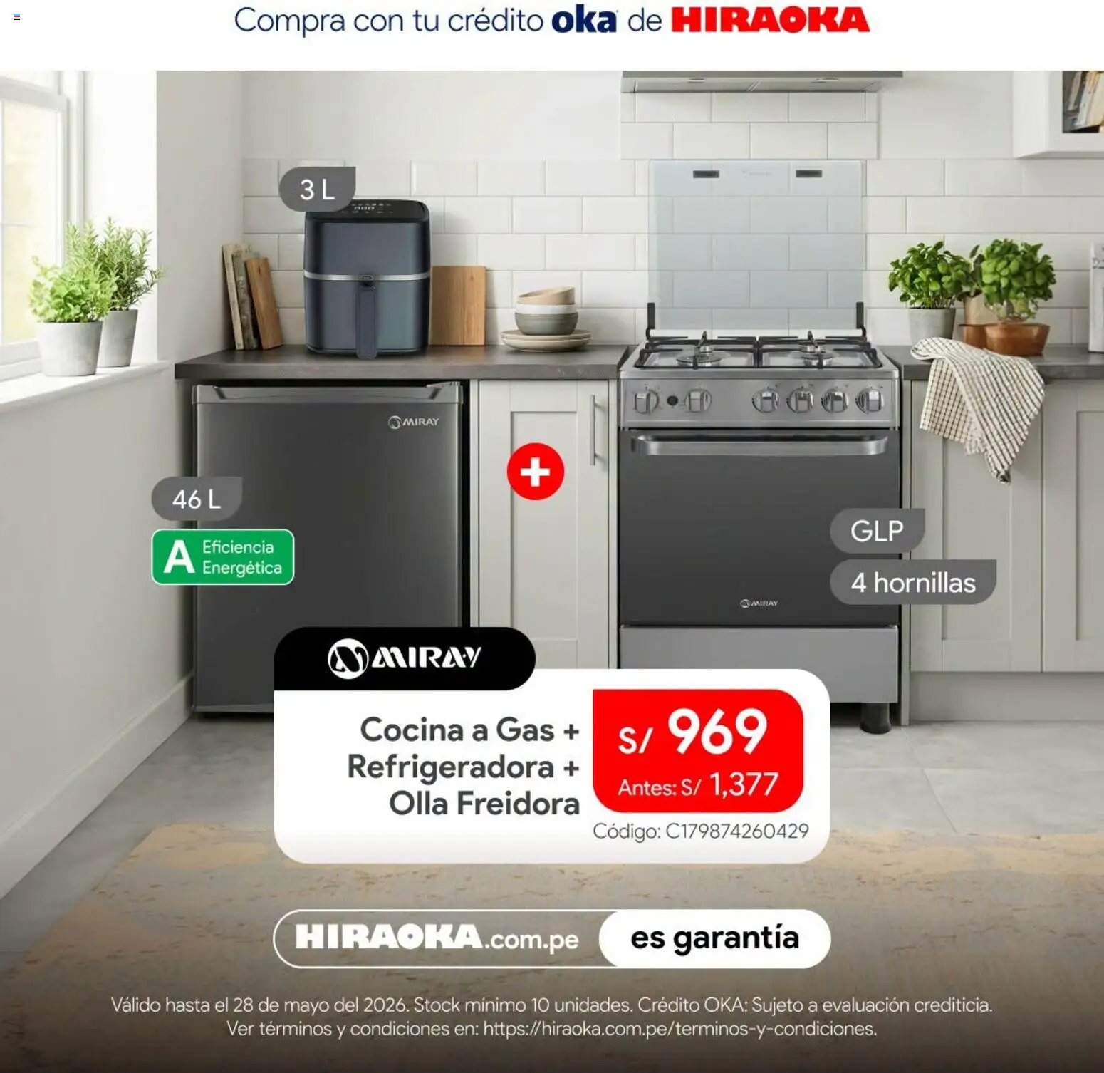 Catálogo Hiraoka válido desde 26.05.2026 | Página: 5 | Productos: Cocina, Freidora