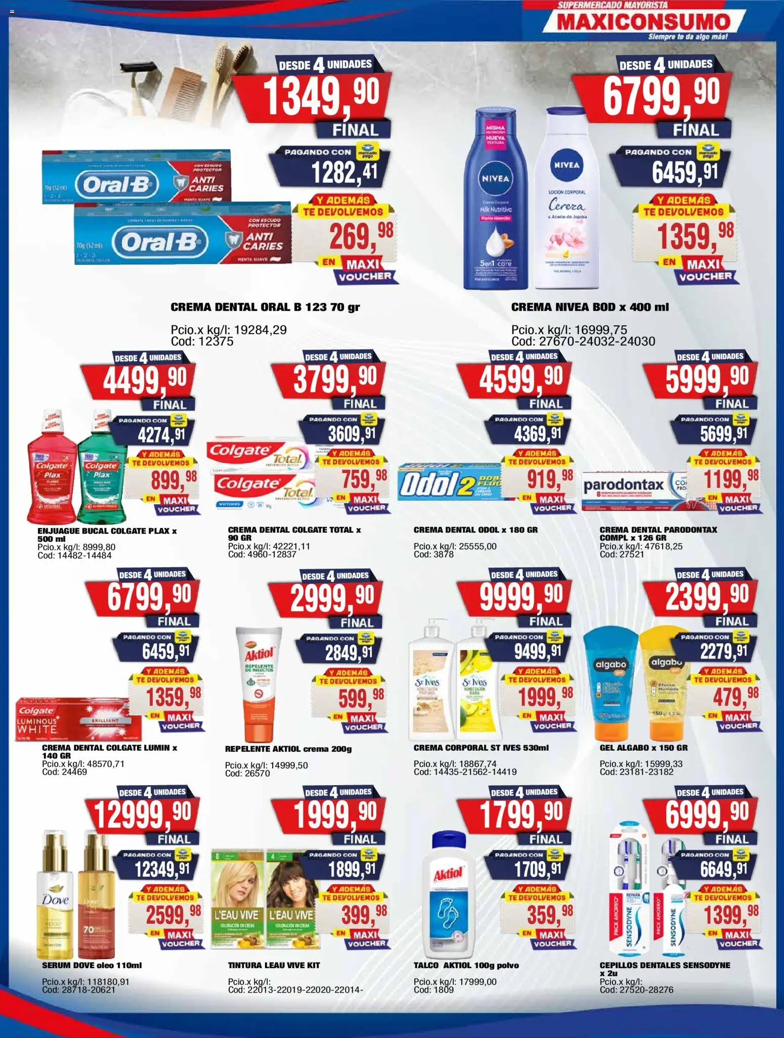 Maxiconsumo - Ofertas │ válido desde el 28/09/2026 | Página: 32 | Productos: Repelente, Polvo, Loción, Té