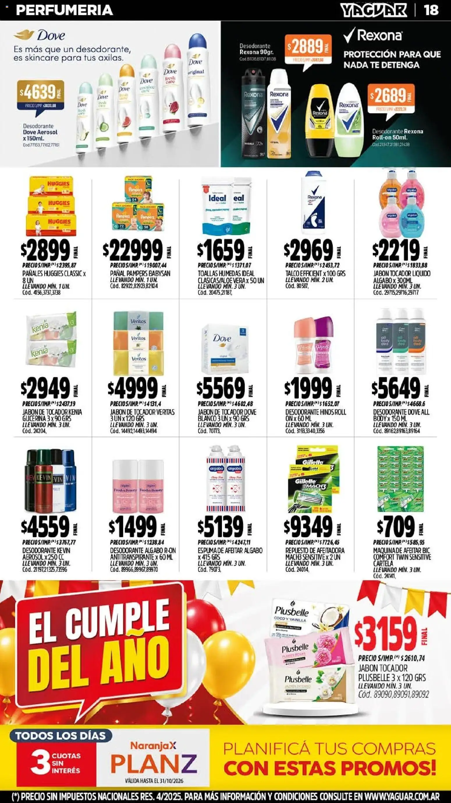 Yaguar - Oferta Semanal Mendoza │ válido desde el 19/10/2026 | Página: 20