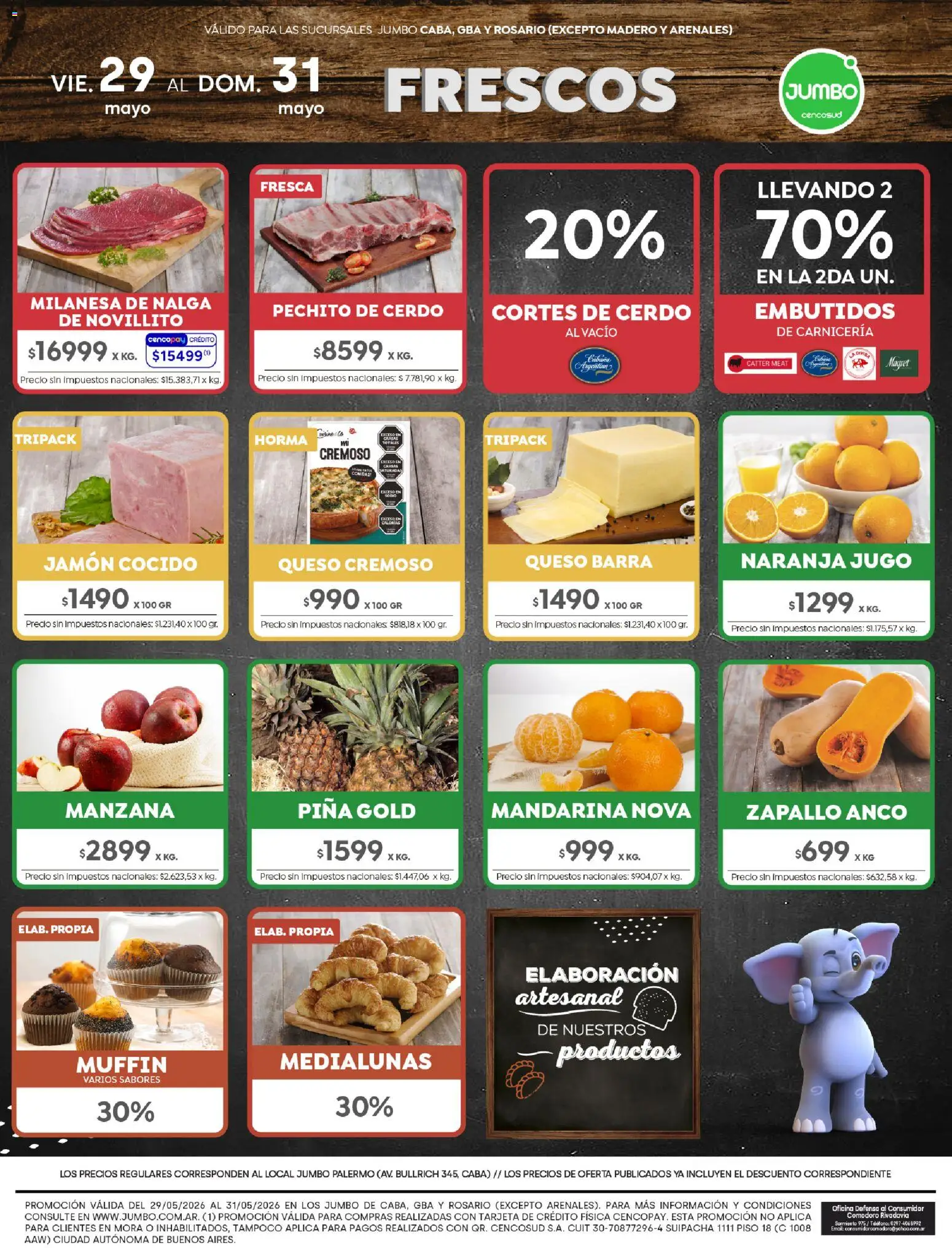 Jumbo ofertas │ válido desde el 29.05.2026 | Página: 8 | Productos: Teléfono, Jamón cocido, Manzana, Queso