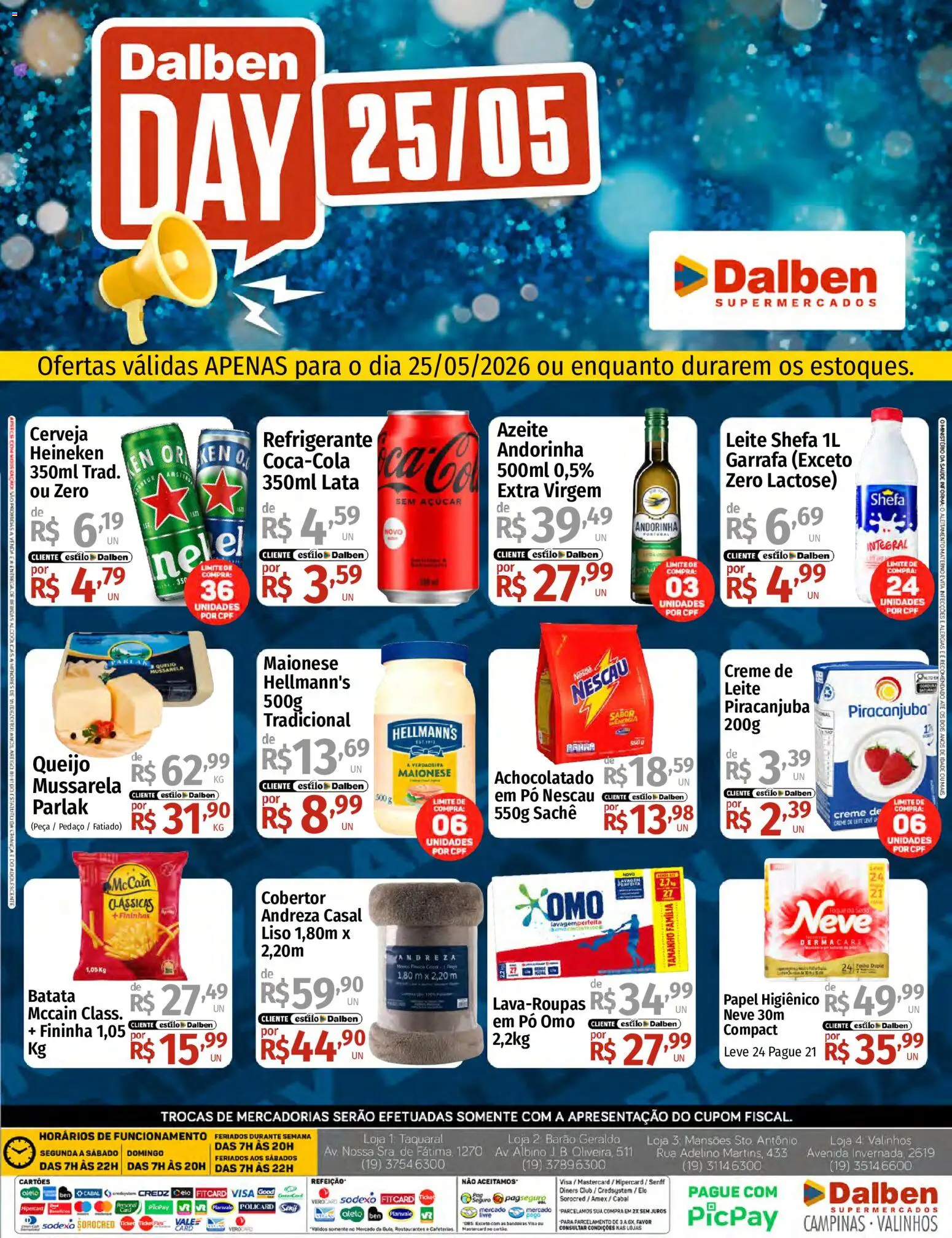 Supermercado Dalben Folheto - válido de 25.05.2026 | Página: 1
