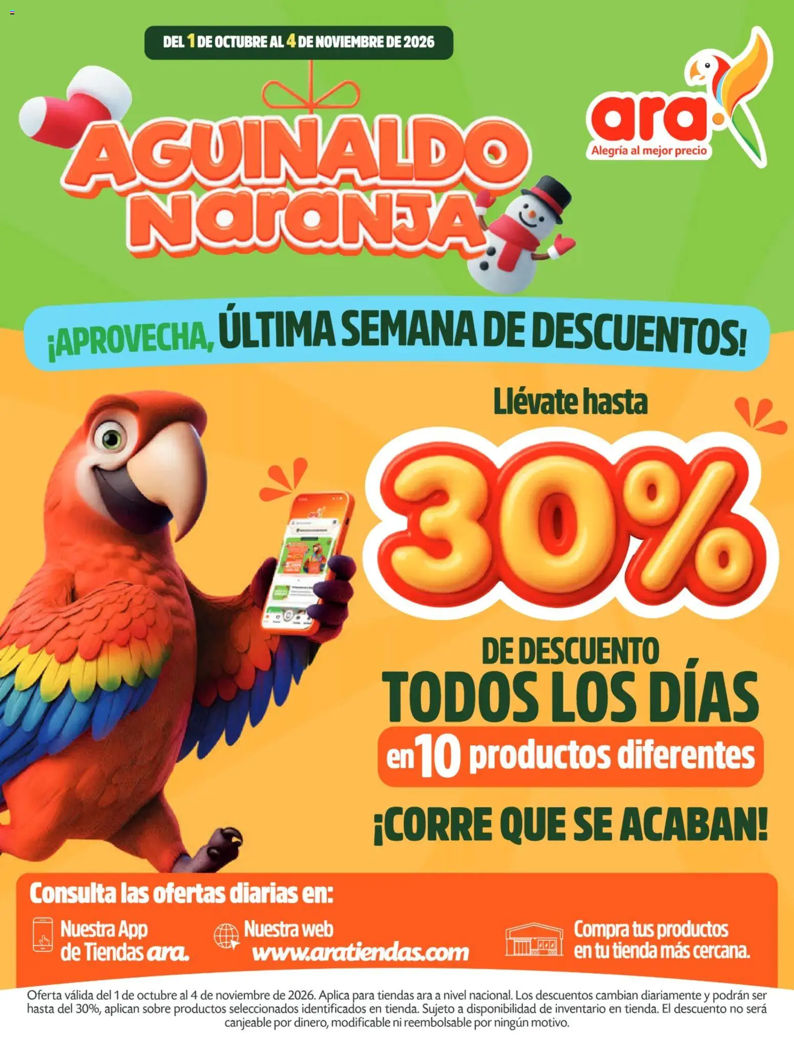 Ara revista - valida desde el 01/10/2026 | Página: 1