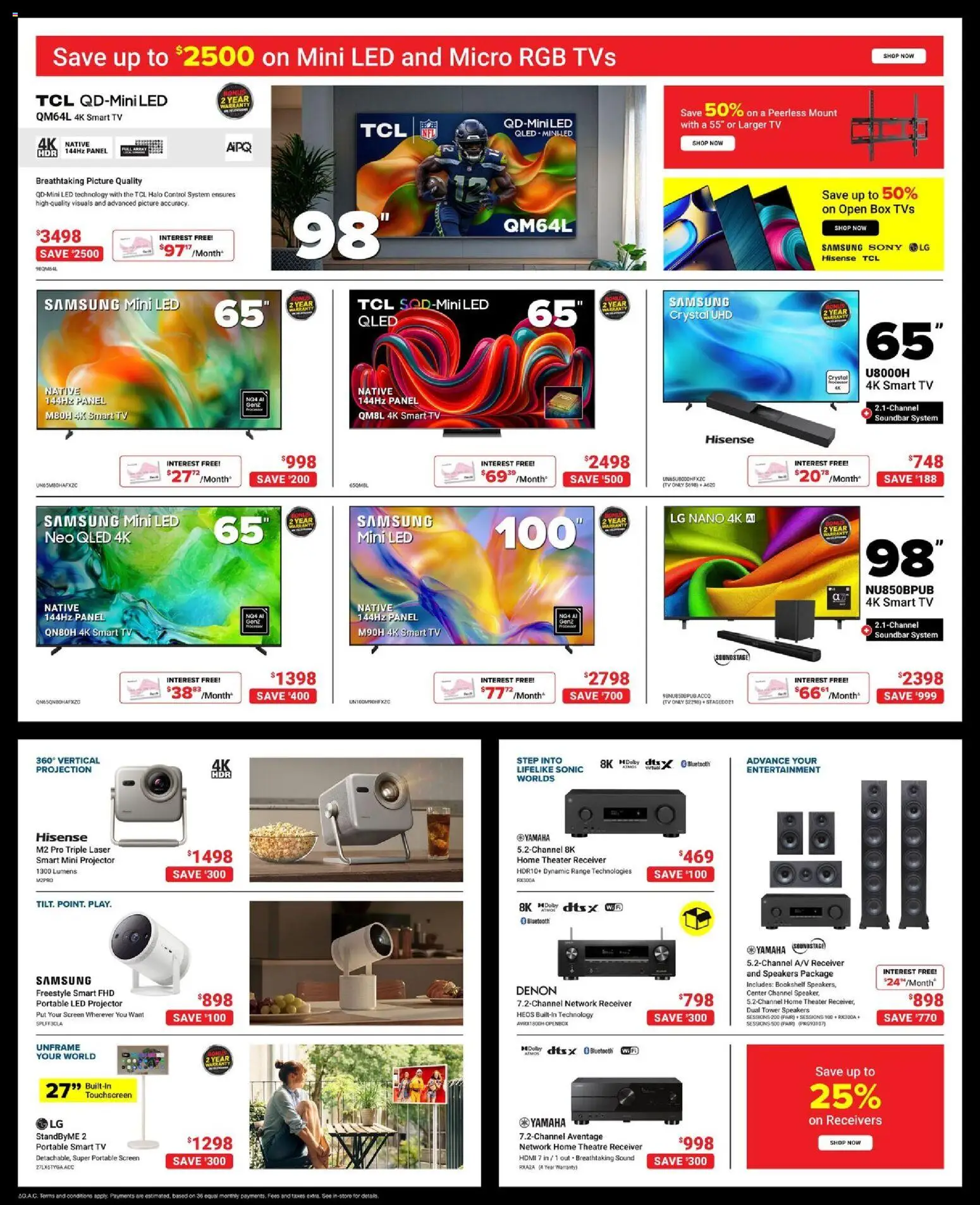 Visions flyer valid from Sep 18, 2026 | Page: 4 | Products: Tv, Soundbar, Box