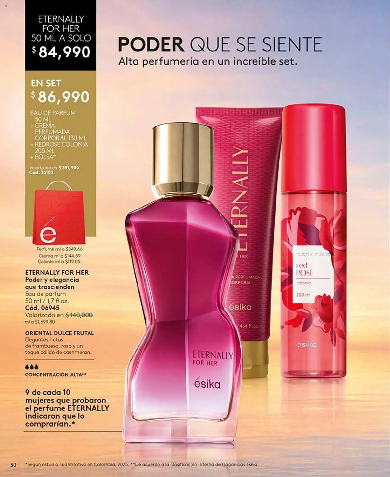 Ésika revista - valida desde el 28/08/2026 | Página: 30 | Productos: Crema, Perfume