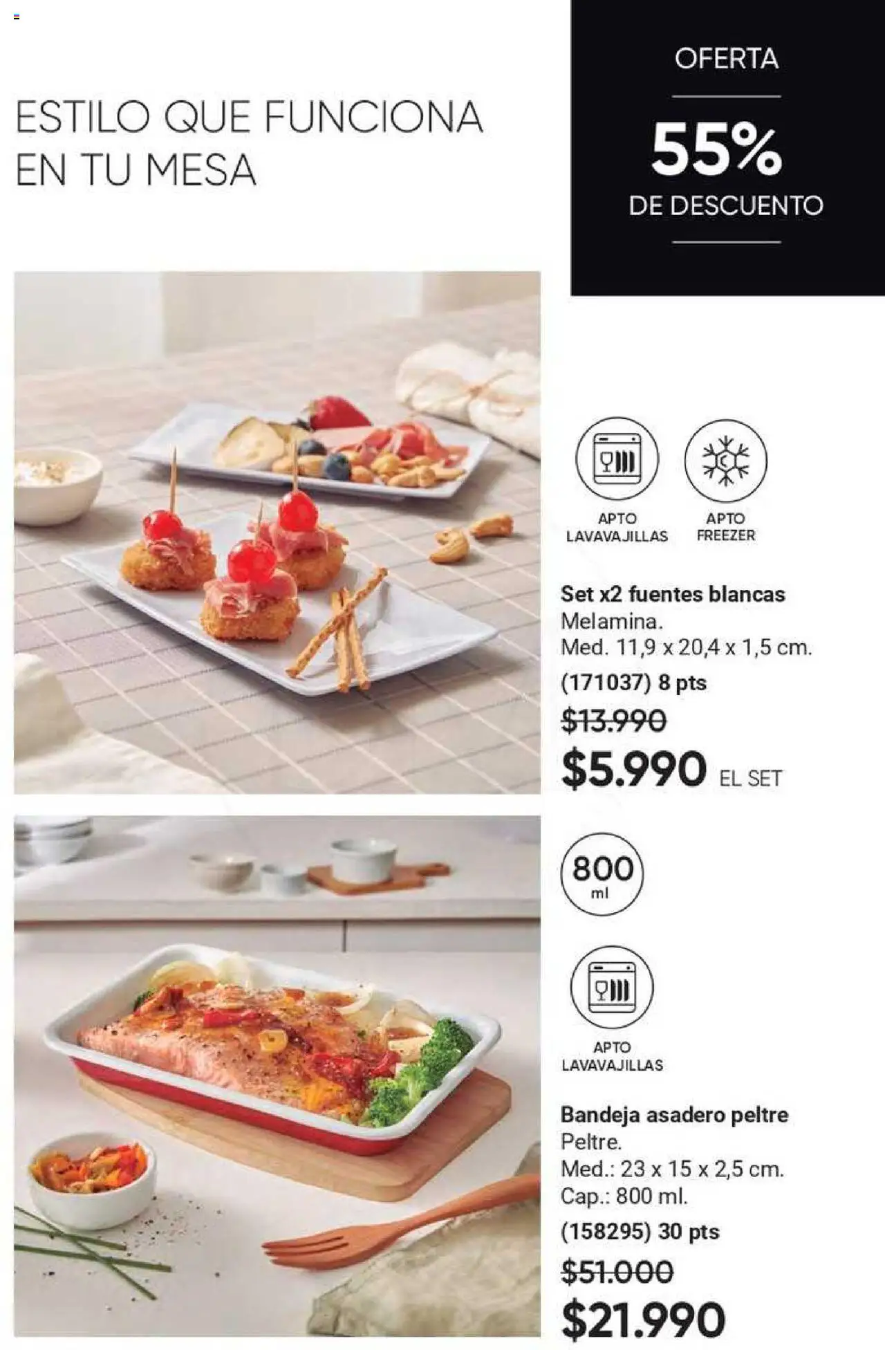 Catálogo AVON Fashion & Home │ válido desde el 26.06.2025 | Página: 16 | Productos: Bandeja, Lavavajillas, Freezer, Mesa