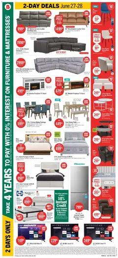 Preview of The Brick weekly flyer / circulaire from shop The Brick valid from Jun 22, 2026 | Page: 2