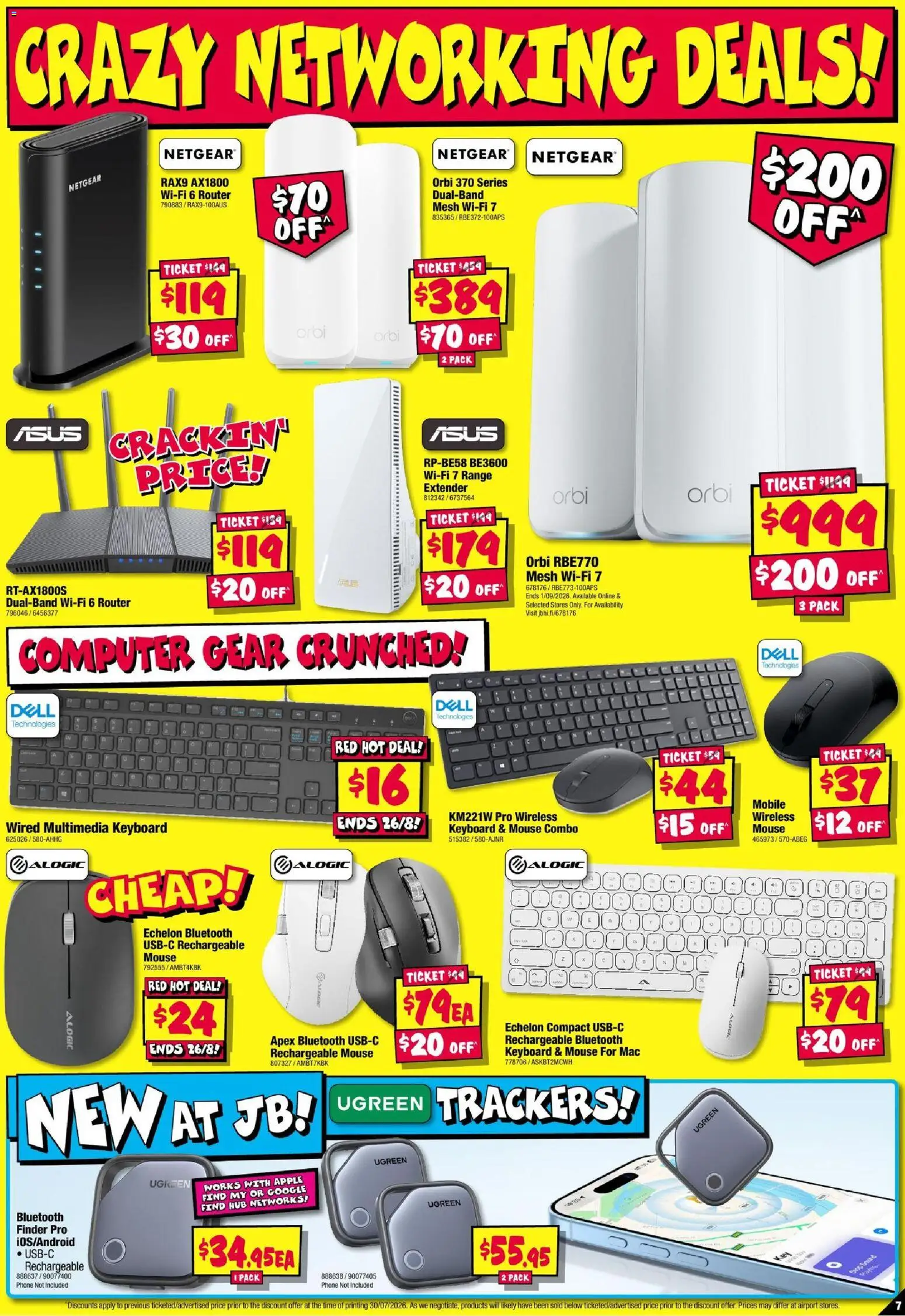 JB Hi-Fi catalogue - valid from 13/08/2026 | Page: 7 | Products: Computer, Mouse, Keyboard, Mobile