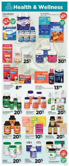 Preview of Calgary Co-op weekly flyer / circulaire from shop Calgary Co-op valid from Sep 17, 2026 | Page: 4 | Products: Iron, Oil, Chocolate, Protein