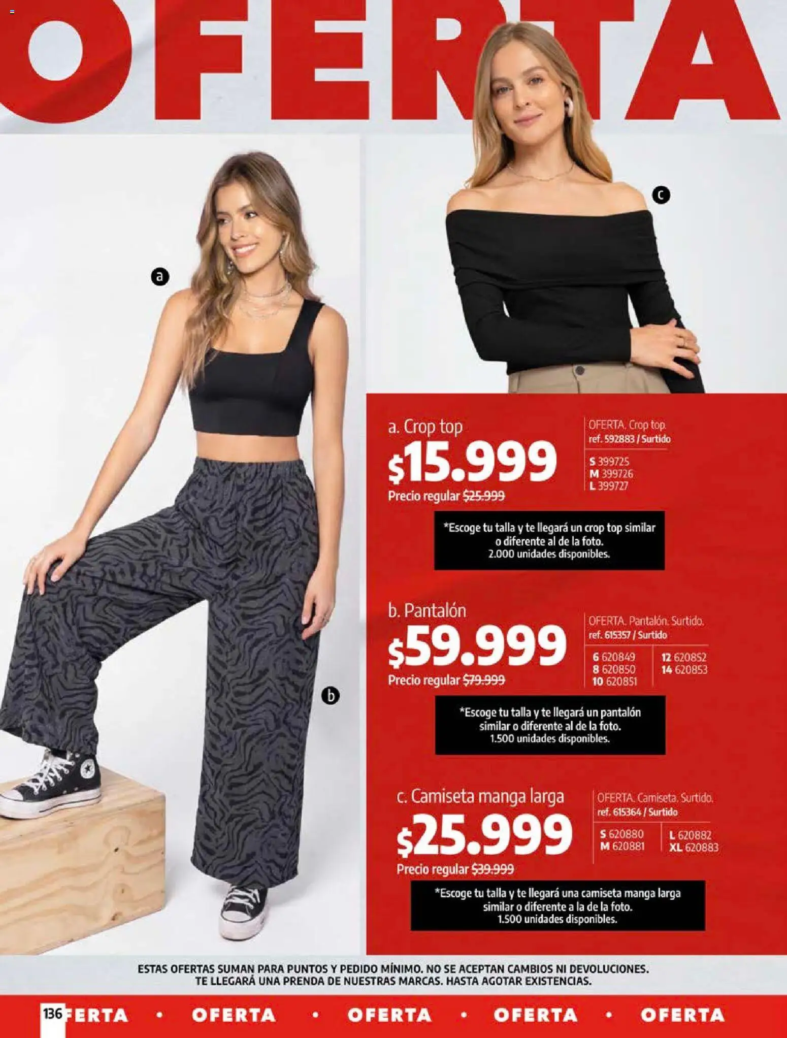 Pacifika revista - valida desde el 12/07/2026 | Página: 136 | Productos: Té, Camiseta, Top