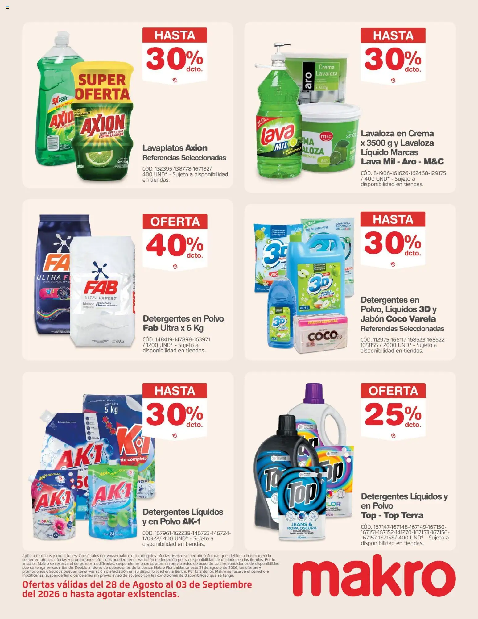 Makro revista - valida desde el 28/08/2026 | Página: 22