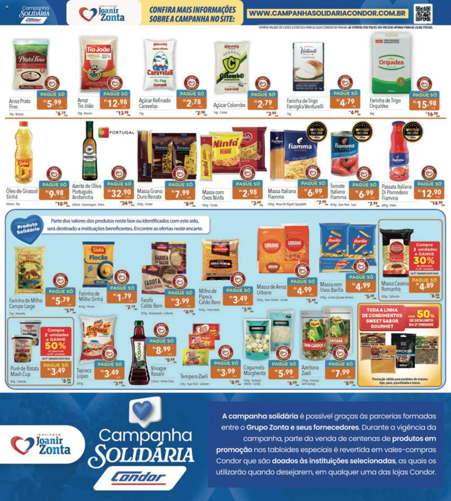 Supermercados Condor Folheto - válido de 10/08/2026 | Página: 2 | Produtos: Orquídea, Ovos, Barilla, Carne