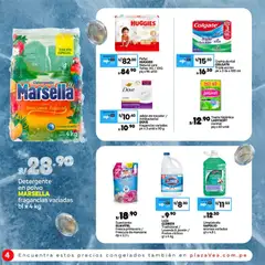 Vista previa de folleto Plaza Vea catálogo de la Plaza Vea válido desde 30/06/2026 | Página: 4 | Productos: Jabón, Detergente, Toalla, Crema
