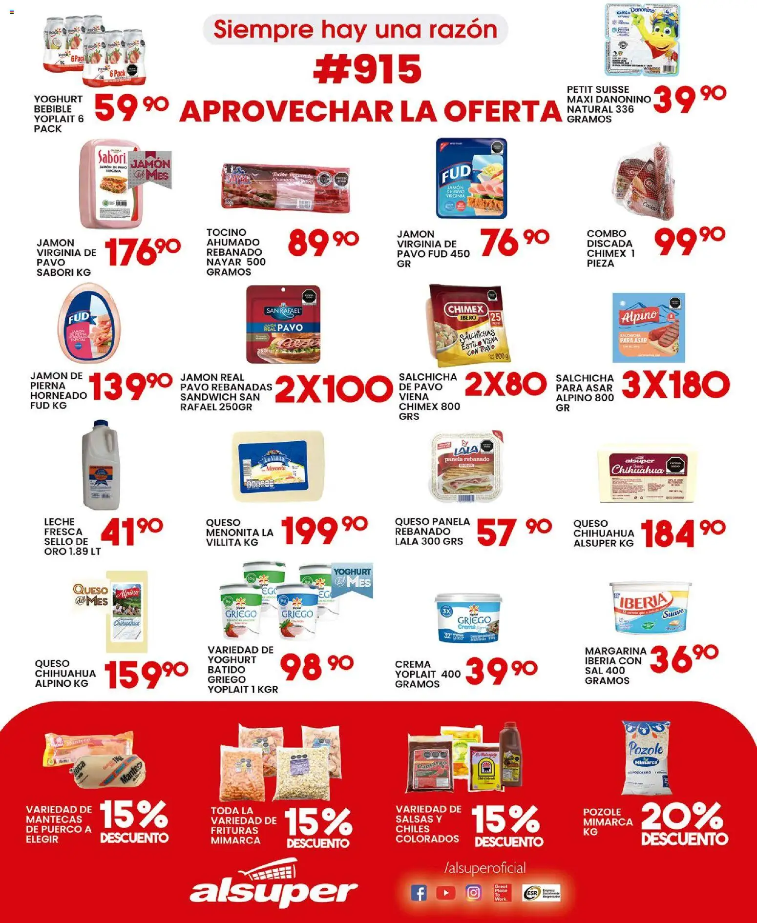 Nuevas ofertas de Alsuper válidas en toda la República Mexicana desde el 25/09/2026. ¡Encuentra las mejores ofertas en Alsuper folleto! | Página: 3