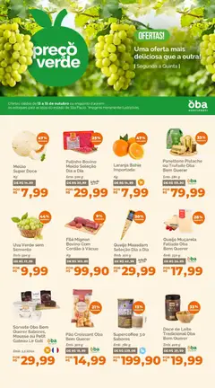 Oba Hortifruti - Ofertas da semana - Pré-Visualização do folheto da loja Oba Hortifruti, válido de 13/10/2026
