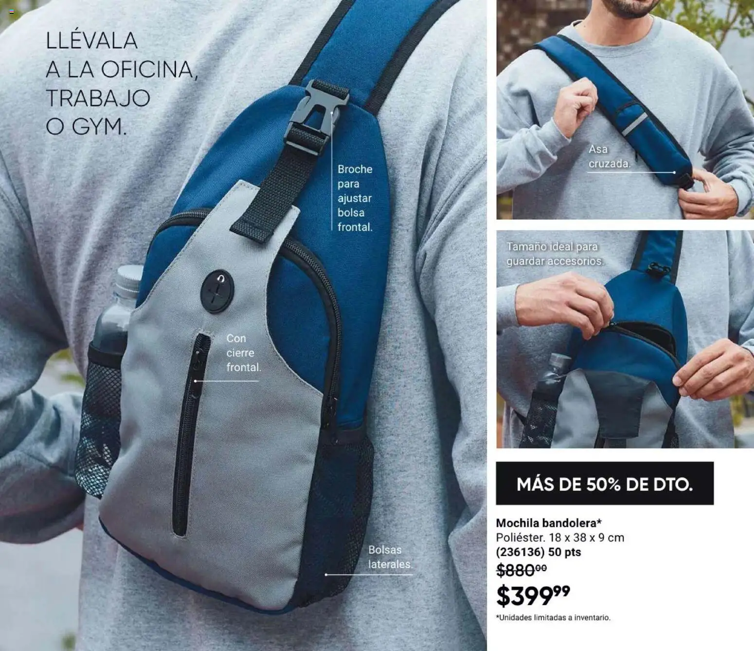 Nuevas ofertas de AVON válidas en toda la República Mexicana desde el 21/08/2026. ¡Encuentra las mejores ofertas en AVON Casa & Estilo 13 2026! | Página: 133 | Productos: Bolsa, Mochila