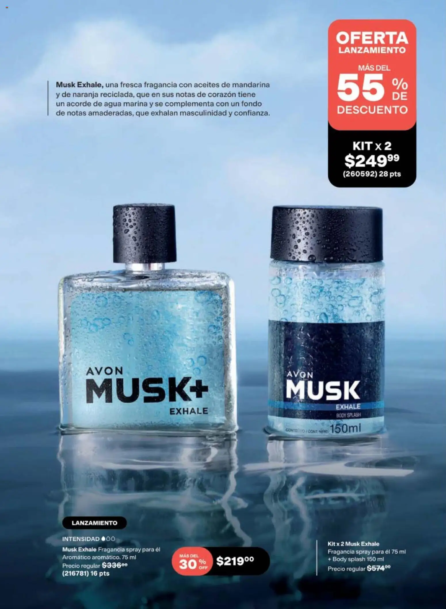 Nuevas ofertas de AVON válidas en toda la República Mexicana desde el 10/07/2026. ¡Encuentra las mejores ofertas en AVON campaña 11 2026! | Página: 80 | Productos: Agua, Body, Fragancia