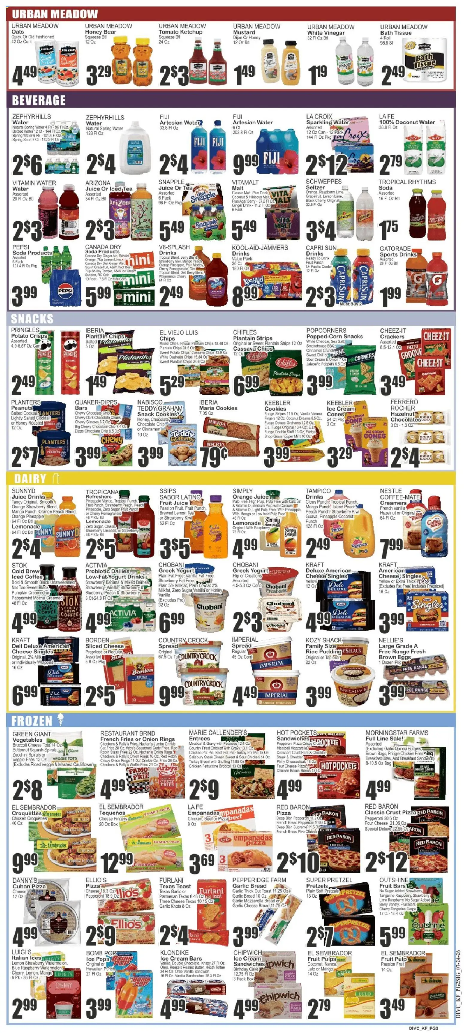 Key Food Weekly Ad - valid from 10/24/2026 | Page: 3 | Products: Vitamin, Milk, Juice, Mango