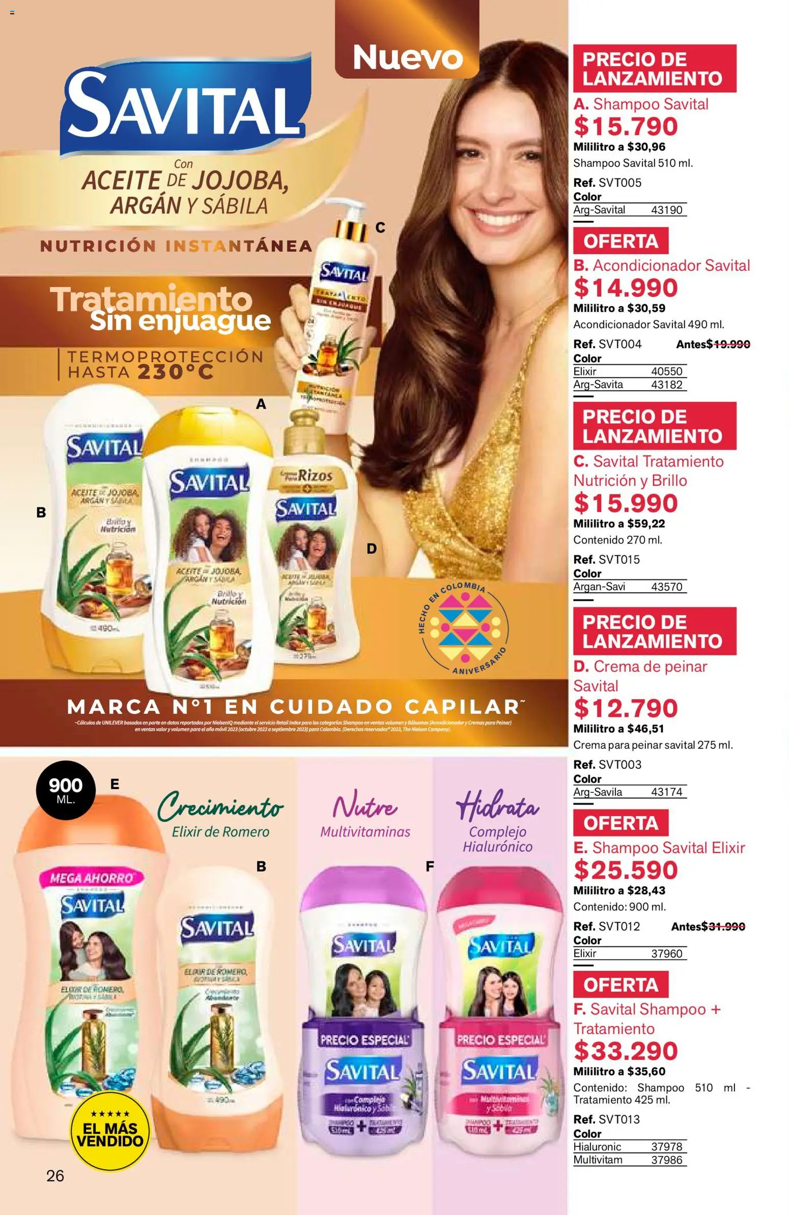 Leonisa revista - valida desde el 25/06/2026 | Página: 26 | Productos: Crema, Shampoo, Acondicionador, Aceite