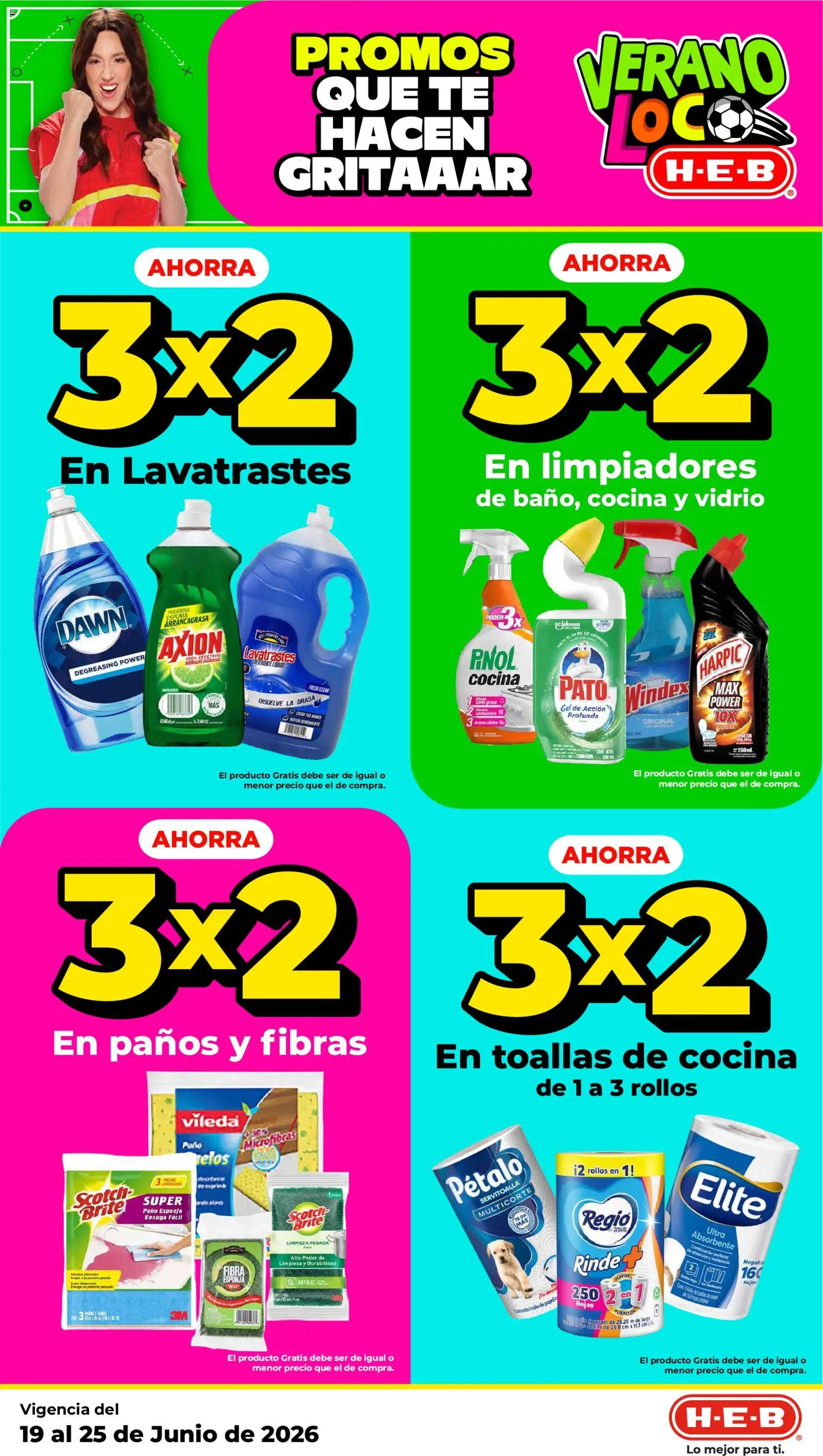 Nuevas ofertas de H-E-B válidas en toda la República Mexicana desde el 19.06.2026. ¡Encuentra las mejores ofertas en H-E-B folleto! | Página: 7