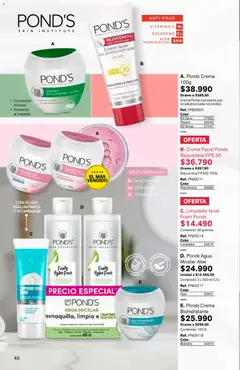 Leonisa catálogo aniversario leonisa -  Vista previa de la revista de la tienda Leonisa valido desde el 25/06/2026 | Página: 46 | Productos: Crema, Limpiador, Limpiador facial, Aceite