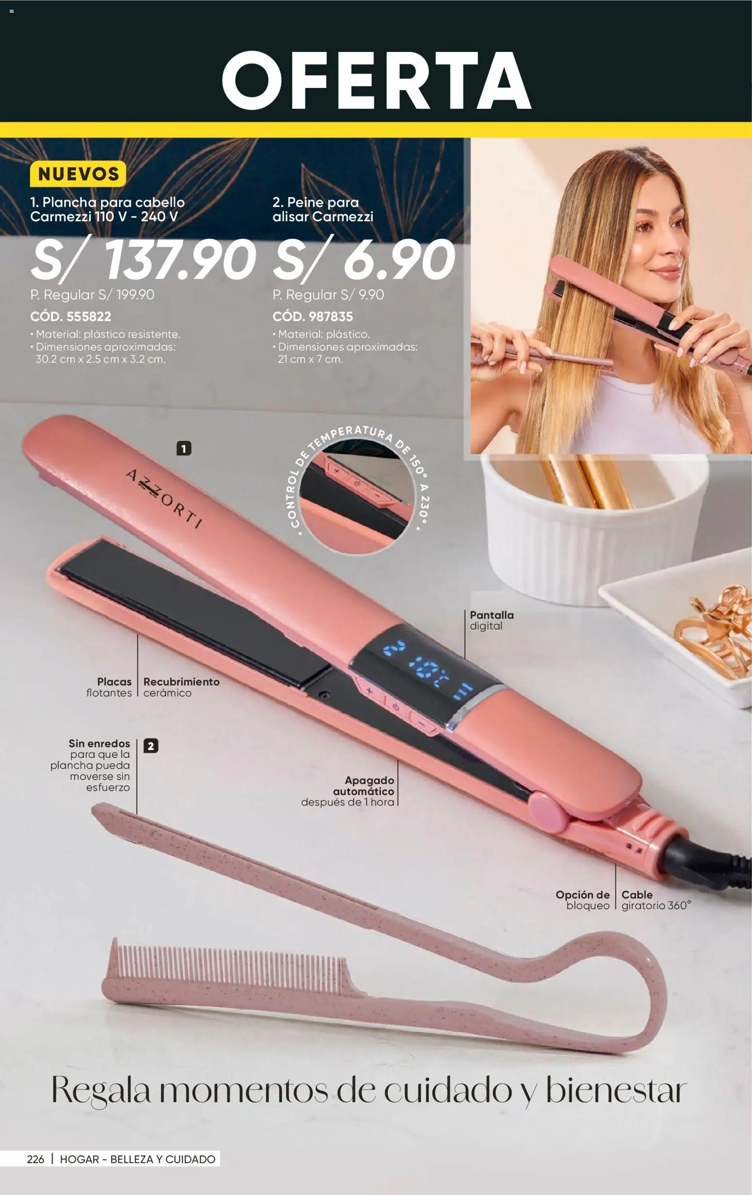 Catálogo Azzorti válido desde 14/08/2026 | Página: 228 | Productos: Plancha, Cable