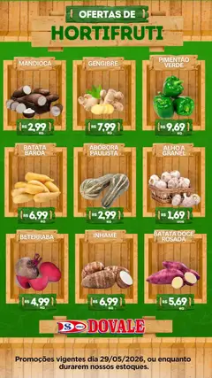 Dovale ofertas Hortifruti - Pré-Visualização do folheto da loja Dovale, válido de 29.05.2026