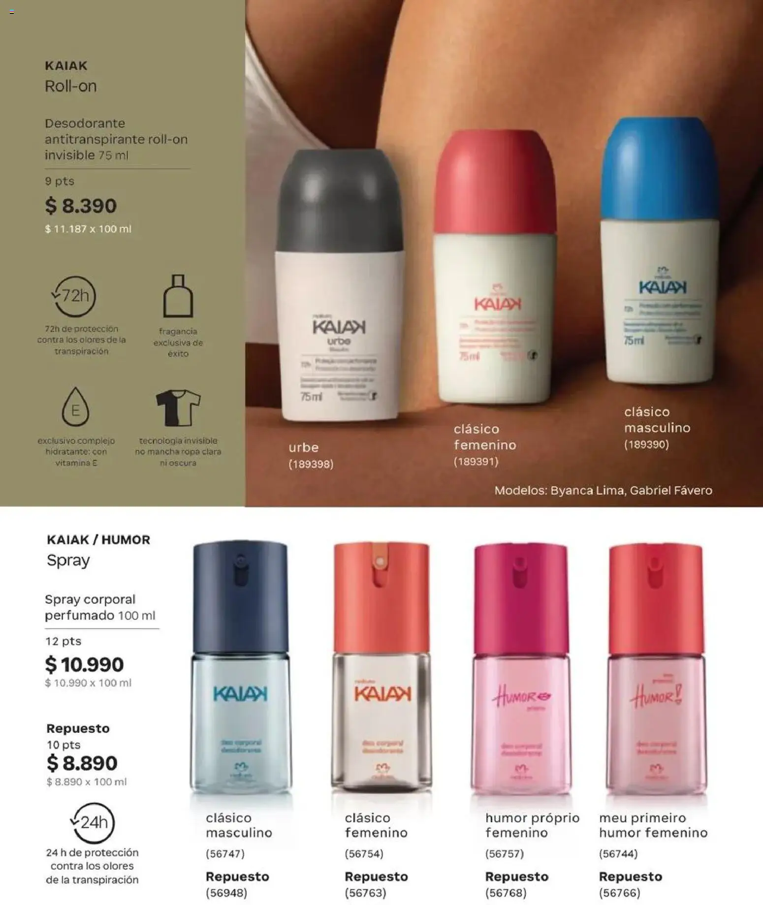 Natura catálogo │ válido desde el 31.08.2026 | Página: 164 | Productos: Fragancia, Desodorante, Antitranspirante, Ropa