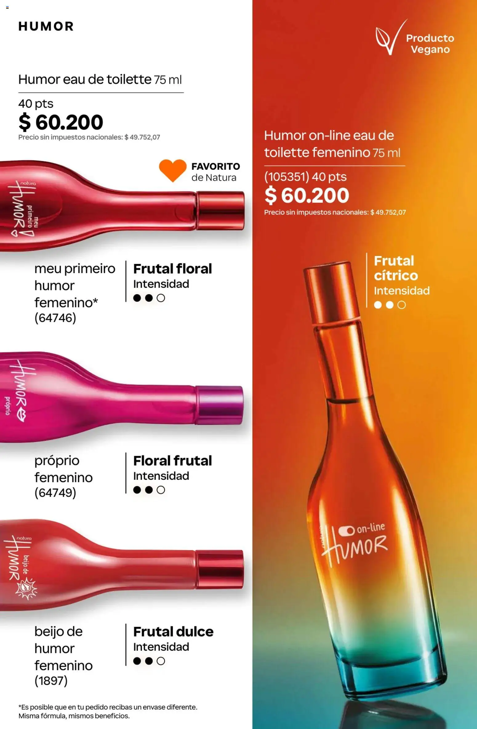 Catálogo Natura Ciclo 7 │ válido desde el 06.05.2026 | Página: 84 | Productos: Eau de toilette
