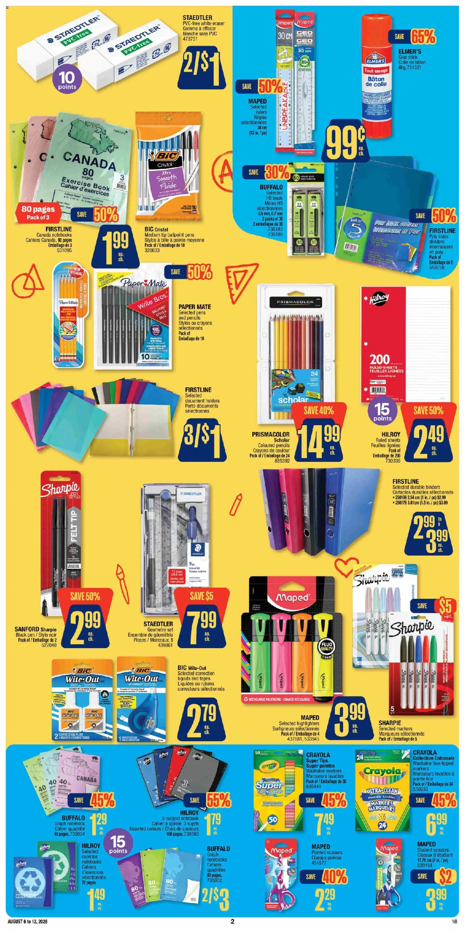Jean Coutu flyer valid from Aug 6, 2026 | Page: 2 | Products: Notebook, PC