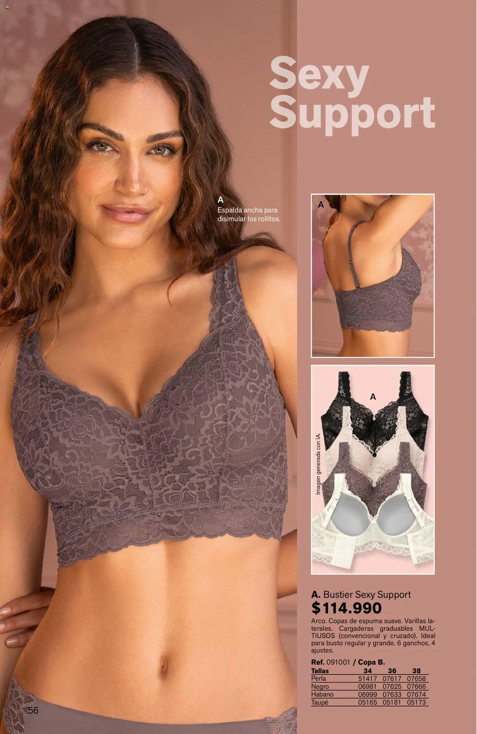 Leonisa revista - valida desde el 11/09/2026 | Página: 56 | Productos: Espuma