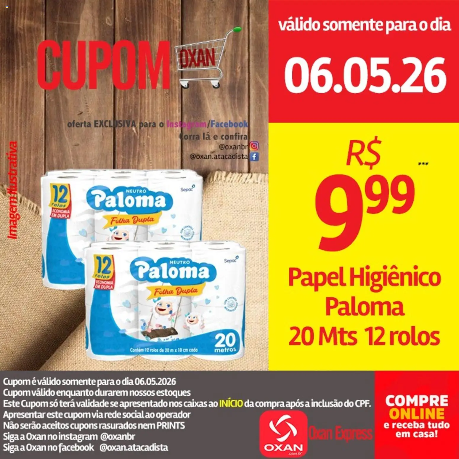 Oxan Atacadista Folheto - válido de 06.05.2026 | Página: 11 | Produtos: Papel higiênico