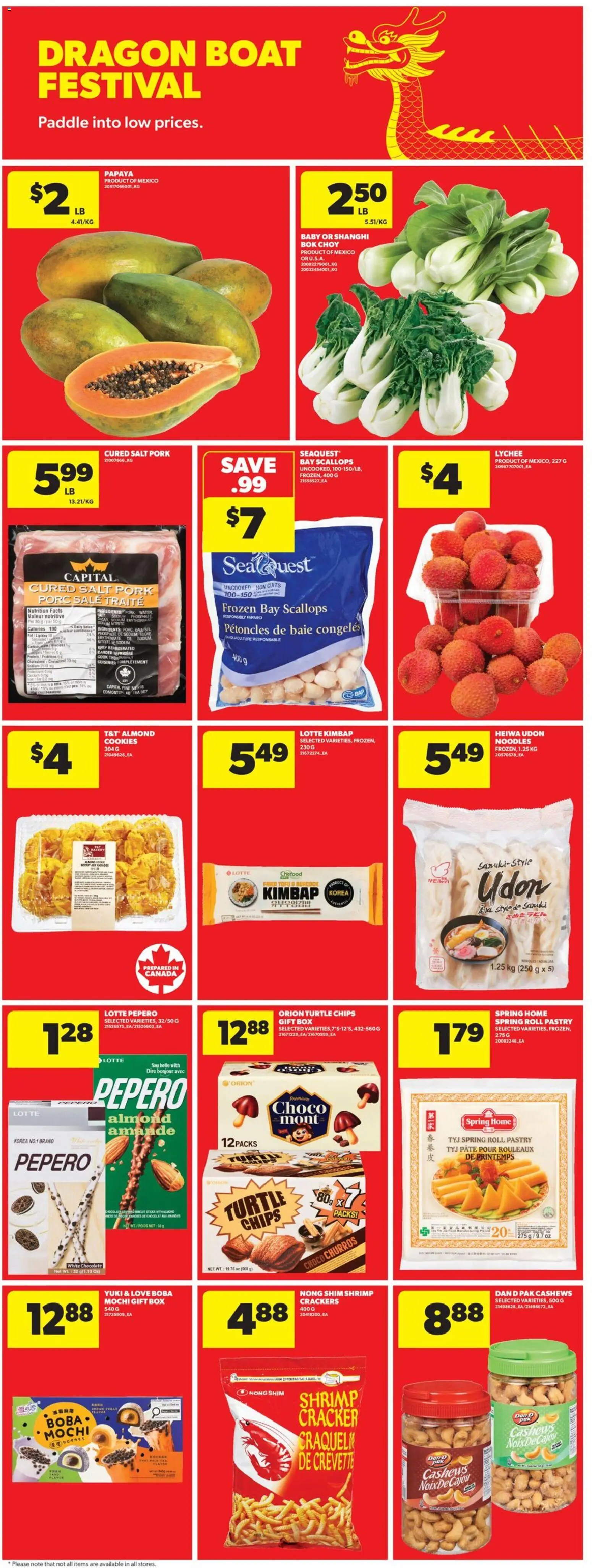Real Canadian Superstore flyer valid from 18.06.2026 | Page: 20 | Products: Noodles, Box, Chocolate, Pork