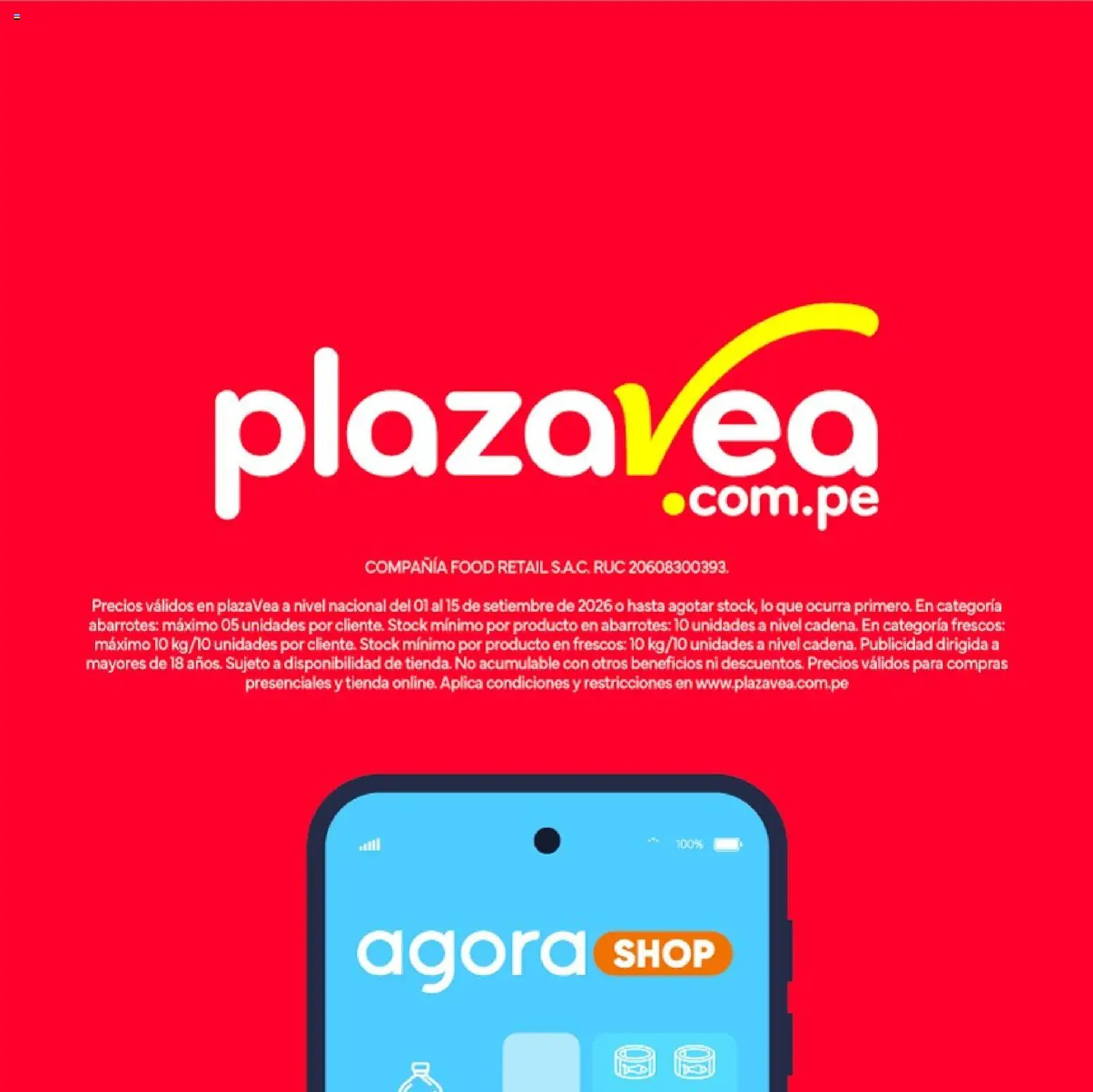 Catálogo Plaza Vea válido desde 01/09/2026 | Página: 8