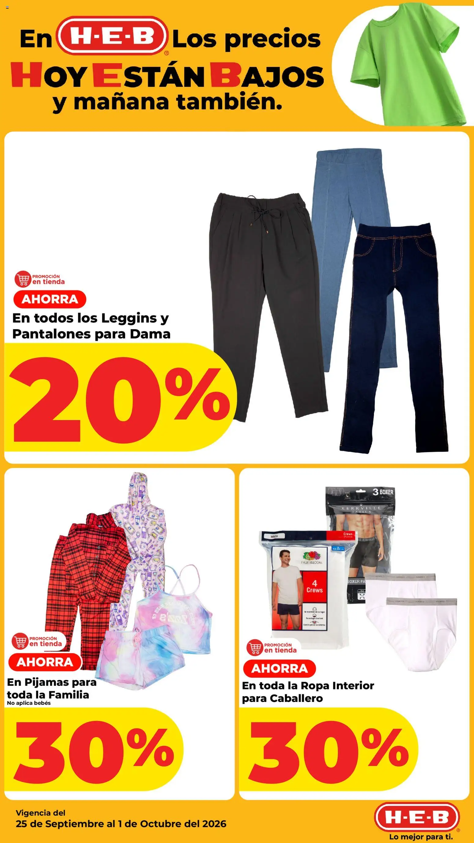 Nuevas ofertas de H-E-B válidas en toda la República Mexicana desde el 25/09/2026. ¡Encuentra las mejores ofertas en H-E-B folleto! | Página: 13