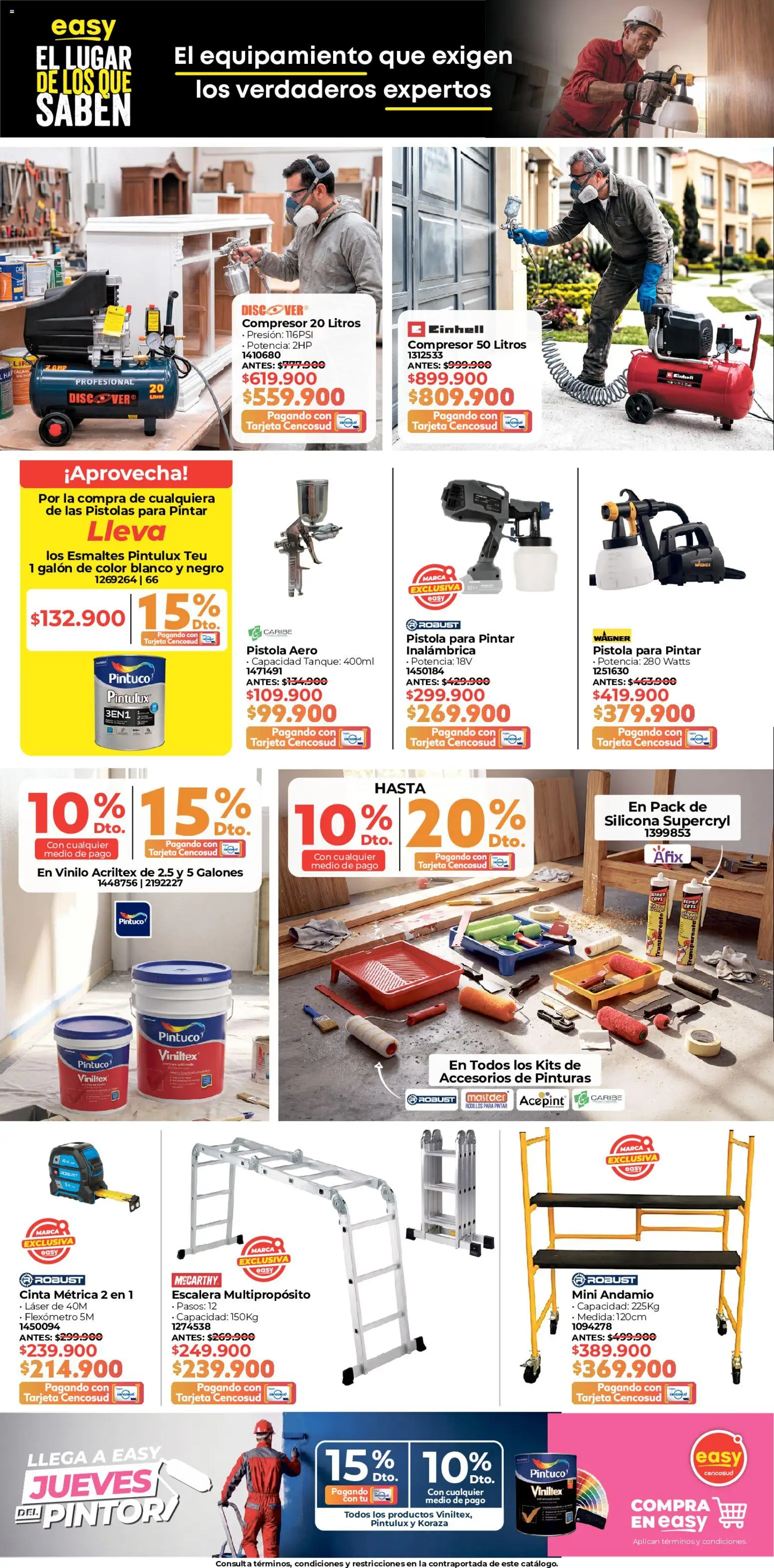 Easy revista - valida desde el 15/07/2026 | Página: 2 | Productos: Té, Andamio, Cinta, Escalera