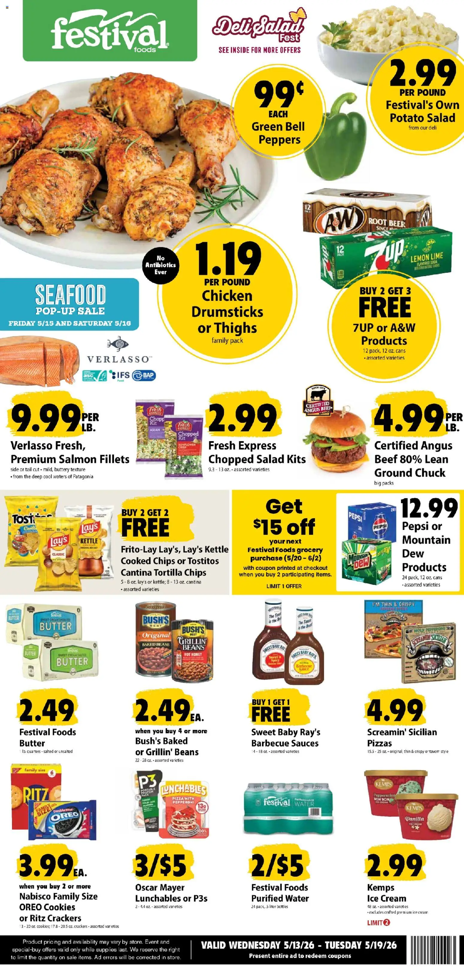 Festival Foods Weekly Ad - valid from 13.05.2026 | Page: 1