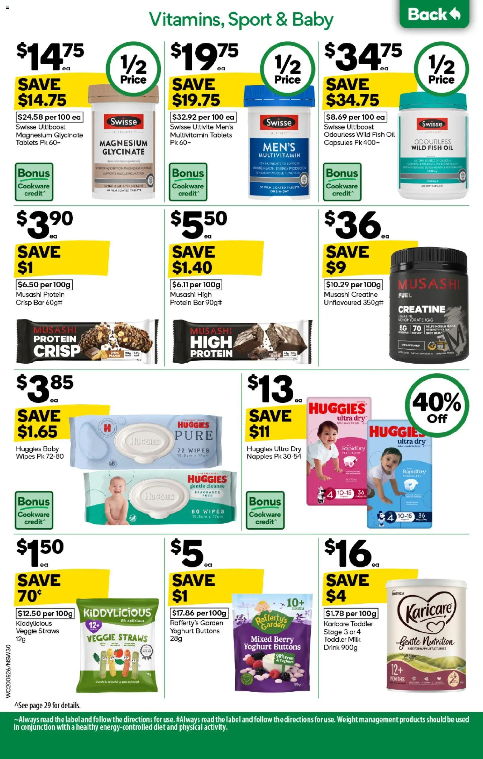 Woolworths catalogue - valid from 20.05.2026 | Page: 28 | Products: Fragrance, Milk, Oil, Nappies
