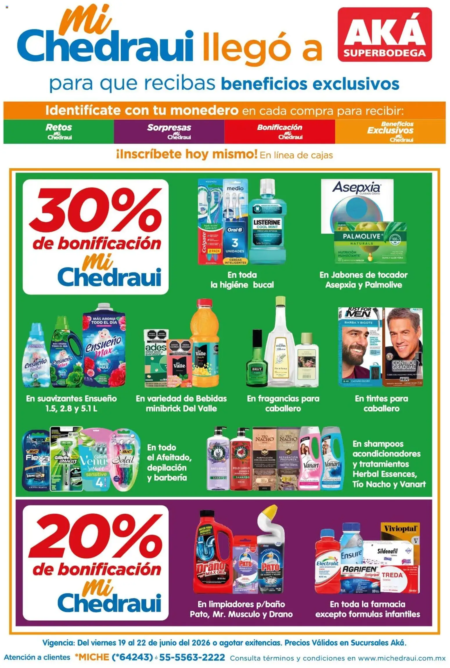 Nuevas ofertas de Arteli válidas en toda la República Mexicana desde el 19.06.2026. ¡Encuentra las mejores ofertas en Arteli folleto MiChedraui Aká! | Página: 1