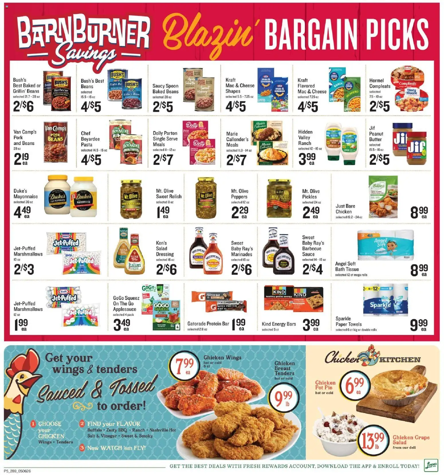 Lowes Foods Weekly Ad - GA - valid from 06.05.2026 | Page: 5 | Products: Peppers, Pasta, Sauce, Salt