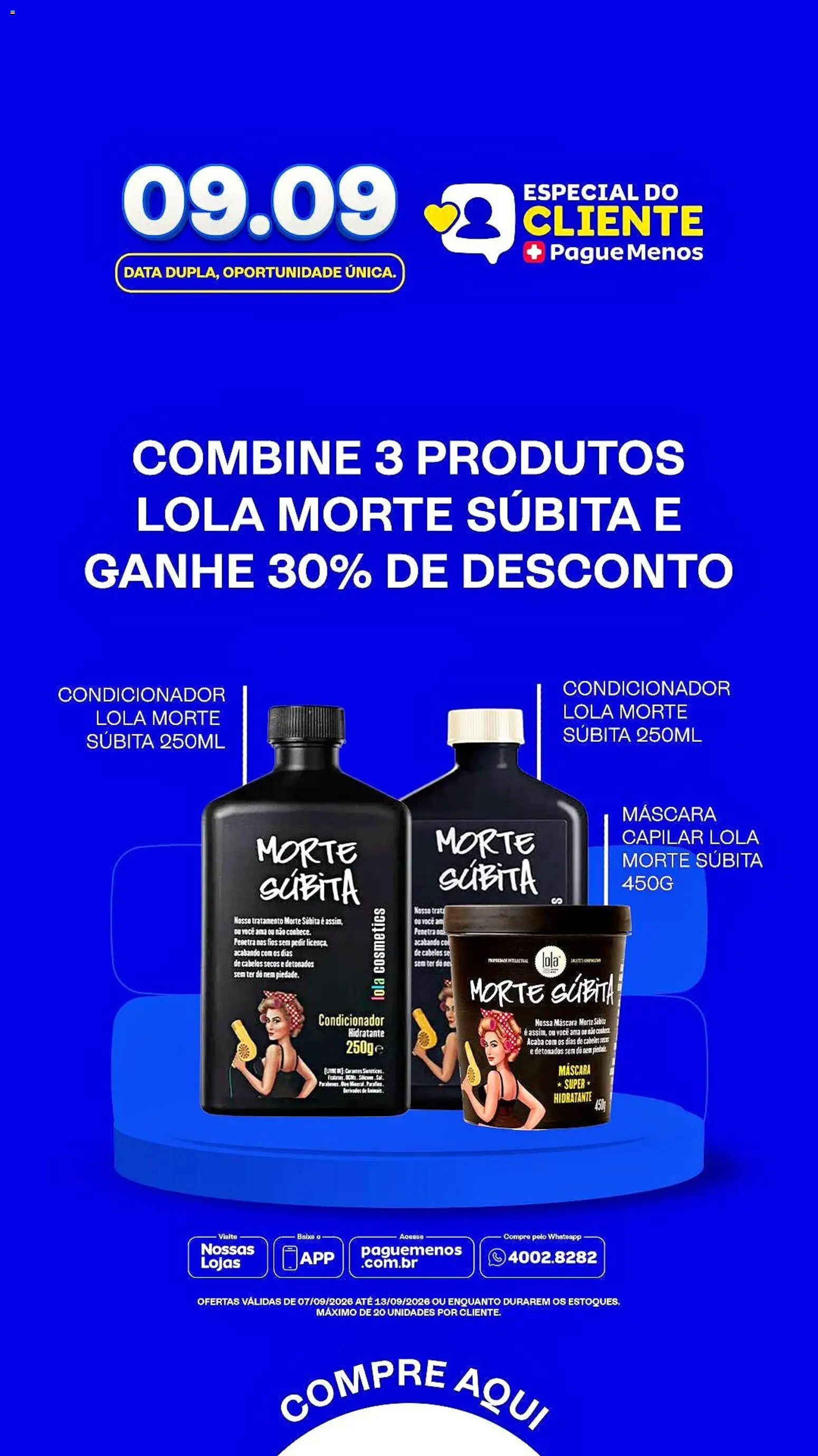 Pague Menos Folheto - válido de 07/09/2026 | Página: 5 | Produtos: Condicionador