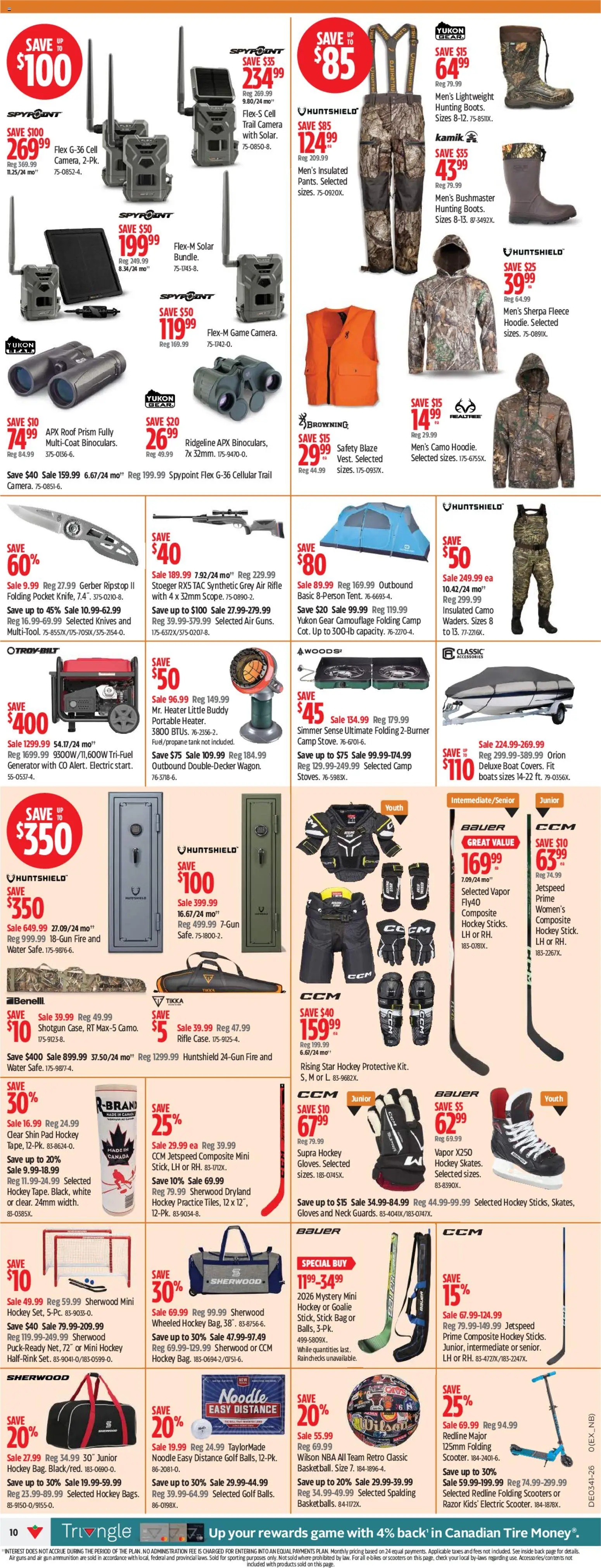 Canadian Tire flyer valid from Oct 8, 2026 | Page: 10