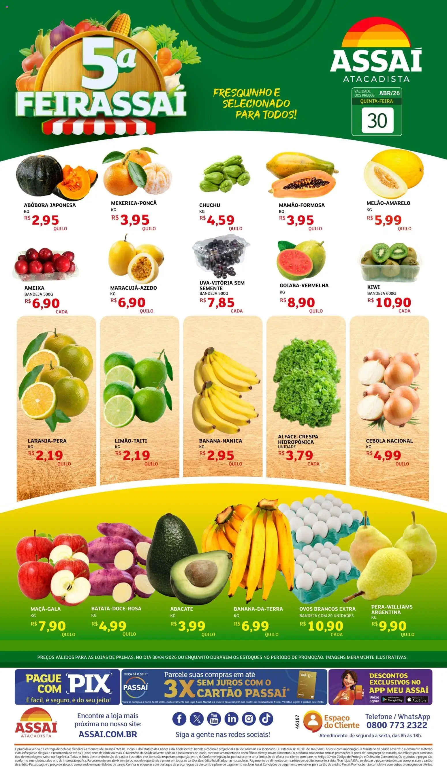 Assaí Atacadista Folheto - válido de 30.04.2026 | Página: 1